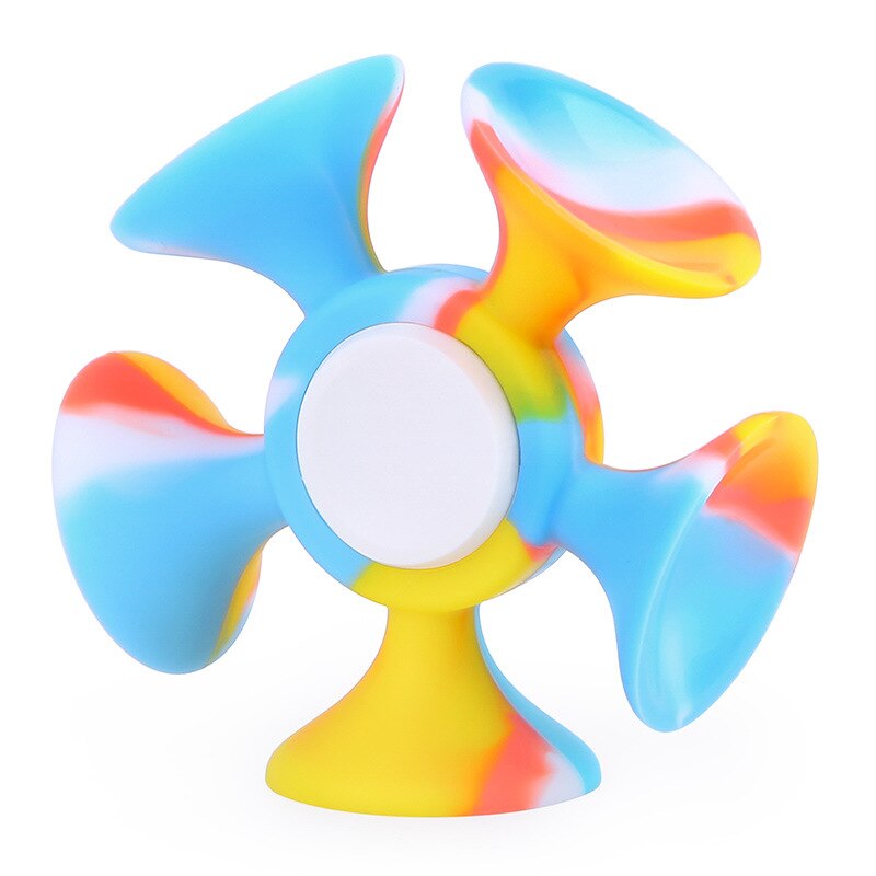 Anti-stress Silicone Colorful Hand Spinner