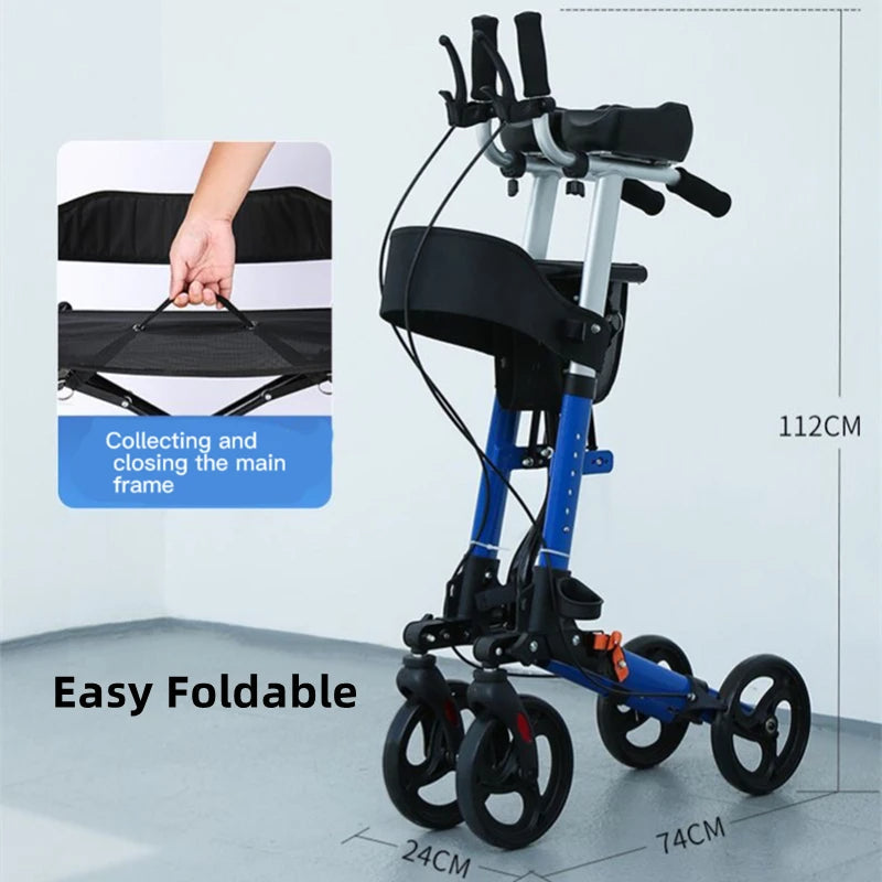 Elderly Rehabilitation Walking Assist Folding Walker