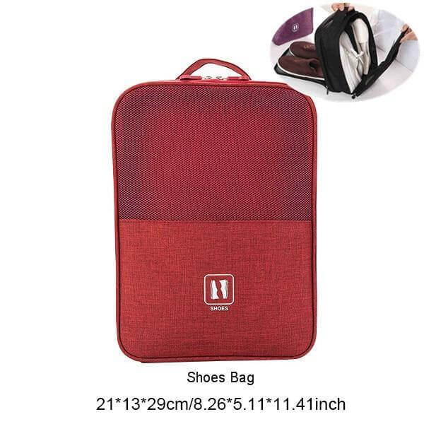 Portable Travel Shoe Clothes Storage Organizer Bag