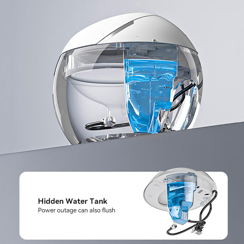 Sphere Auto Heat Integrated Water Tank Modern Toilet