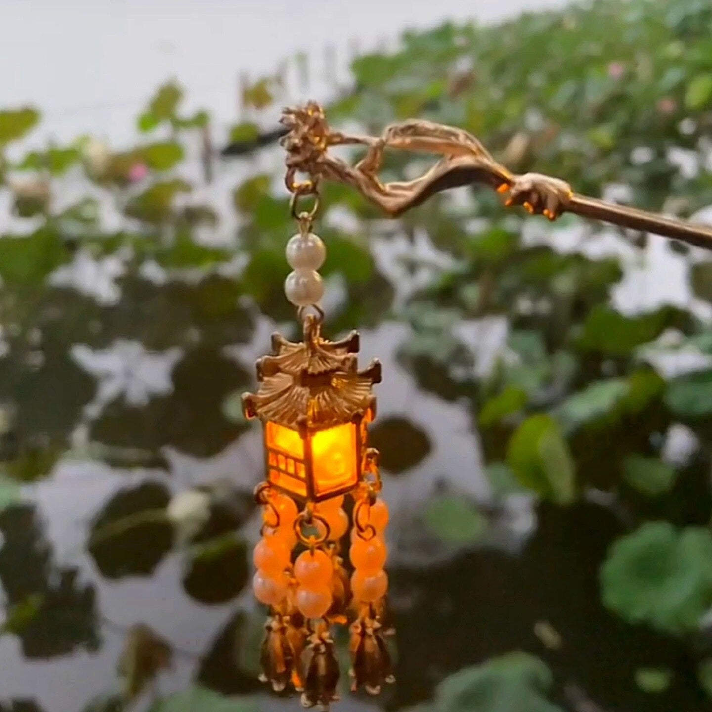 Ancient Style Lantern Hair Pins