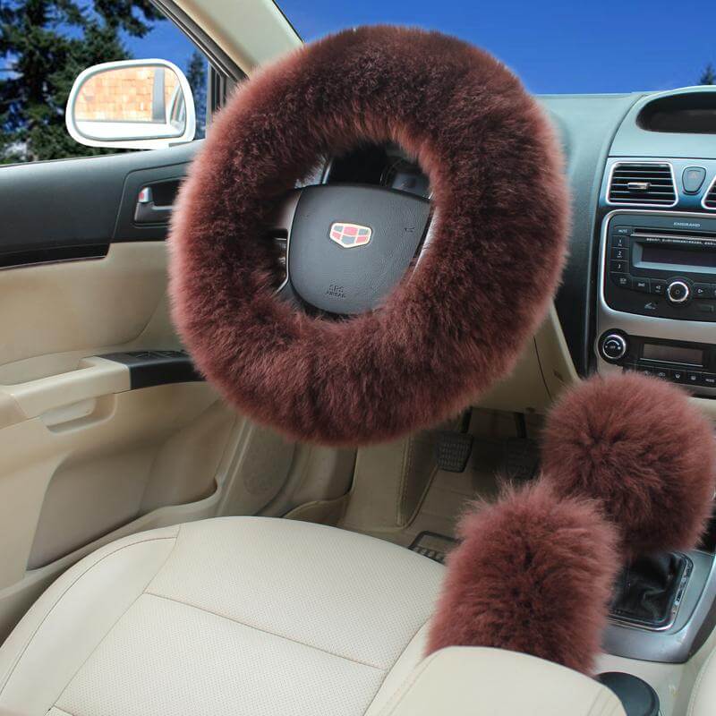 Universal Plush Warm Steering Wheel Cover