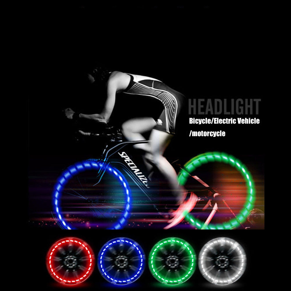 Auto-Illuminating Solar RGB LED Car Tire Light