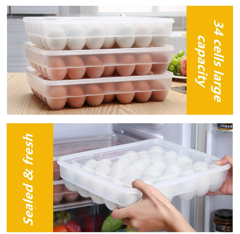 Japanese-Style Plastic Duck Egg Storage Box