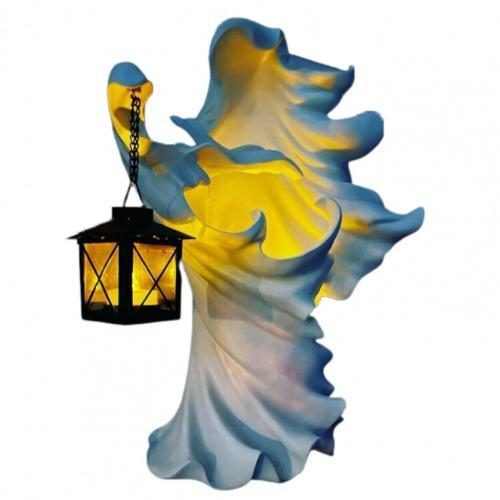 Halloween Ghost Holding Lantern Statue Resin Statue