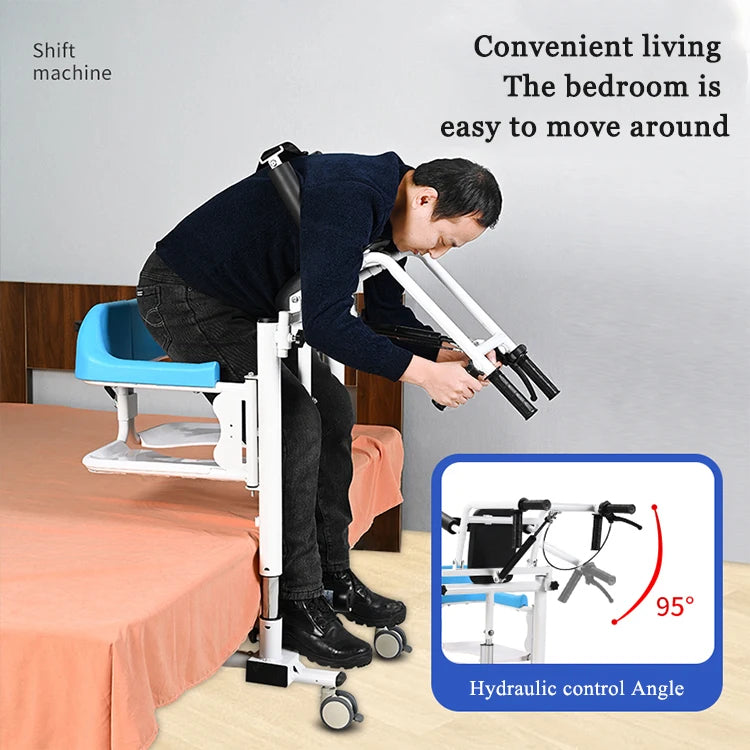 Electric Senior Lift Chair Elderly Care Mobility Patient Transfer Wheelchair