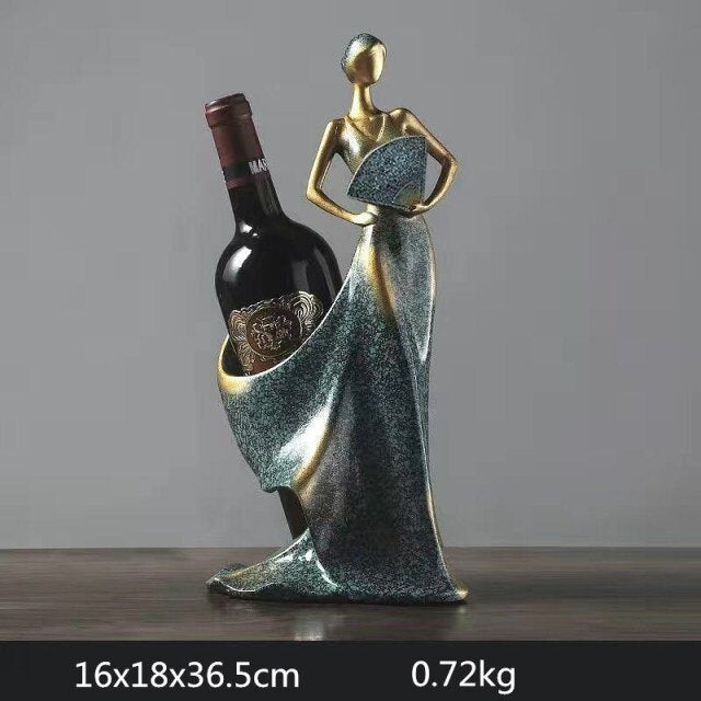 Modern Family Figurines Wine Holder