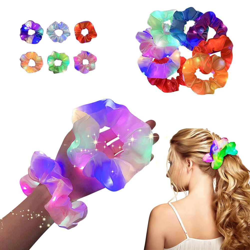 LED Hair Scrunchies