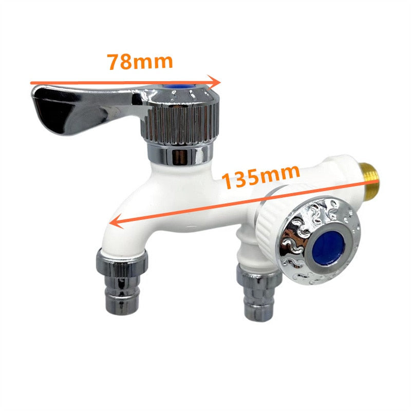 Double Divider Universal Connector Faucet