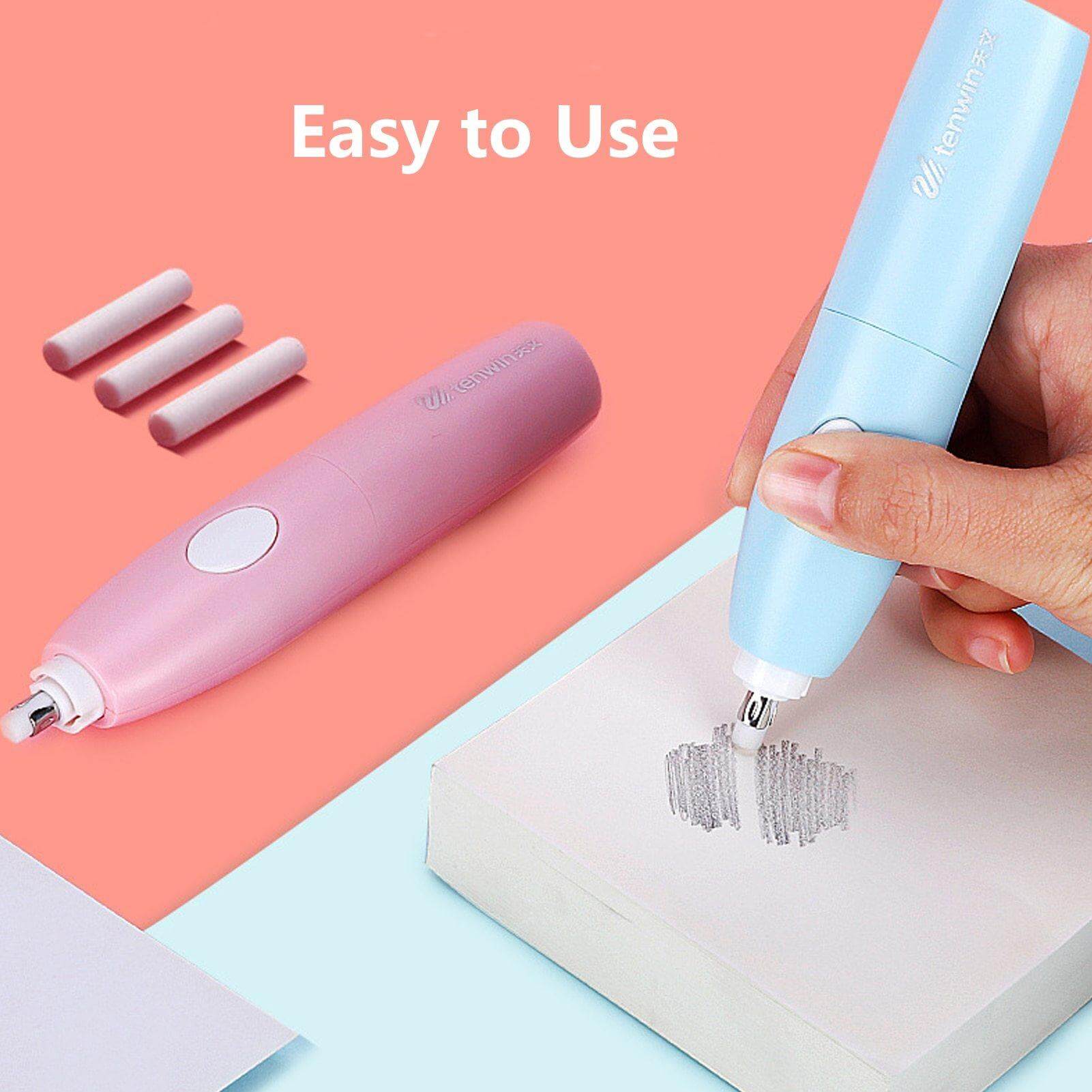 Electric Pencil Sharpener Vacuum Cleaner Stationery Set