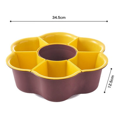 Rotating Drain Basket Snack Tray