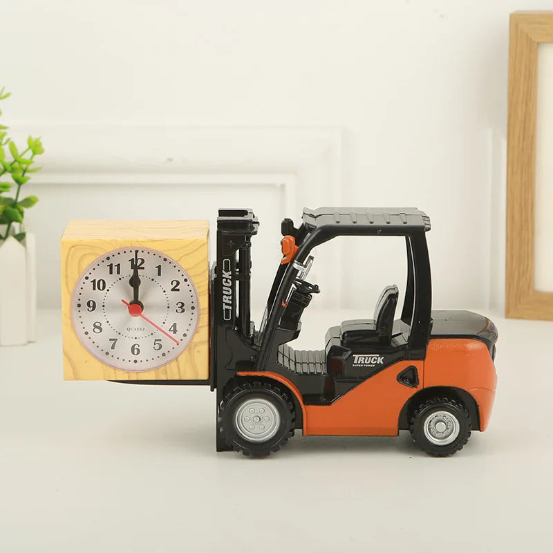 Retro Forklift Unique Digital Clock