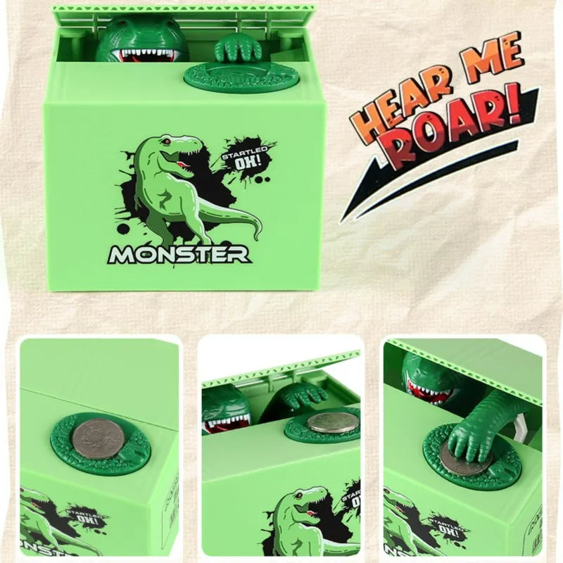 Automatic Scary Monster Hand Coin Box