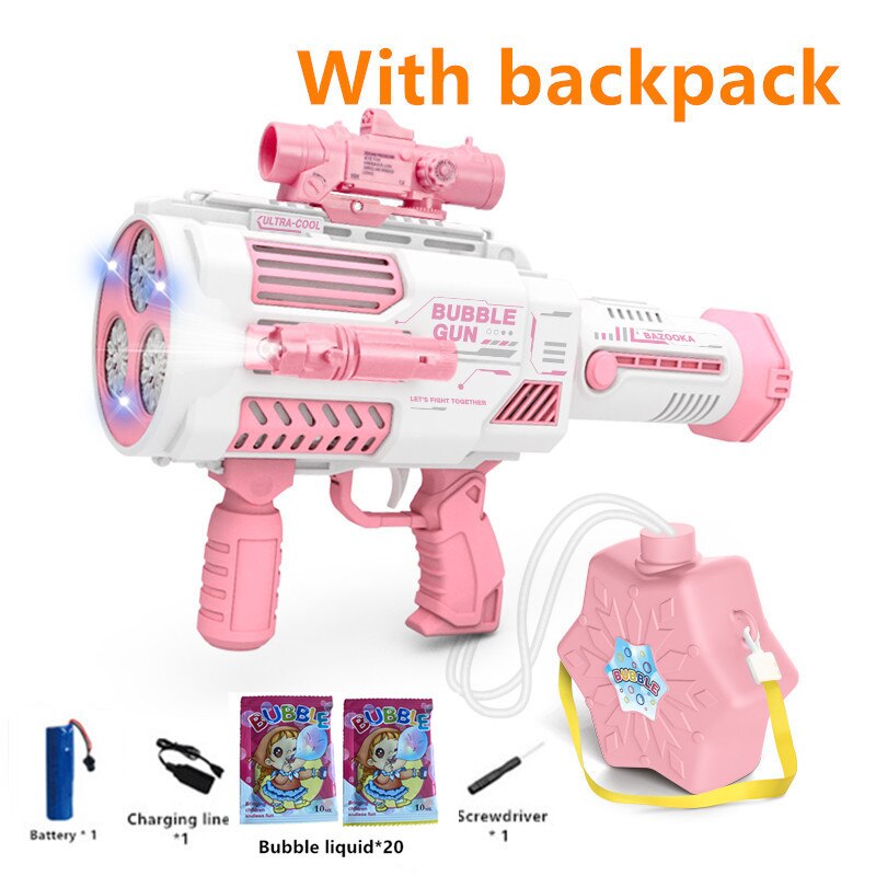 Galaxy Pack Large Capacity Bubble Gun Light