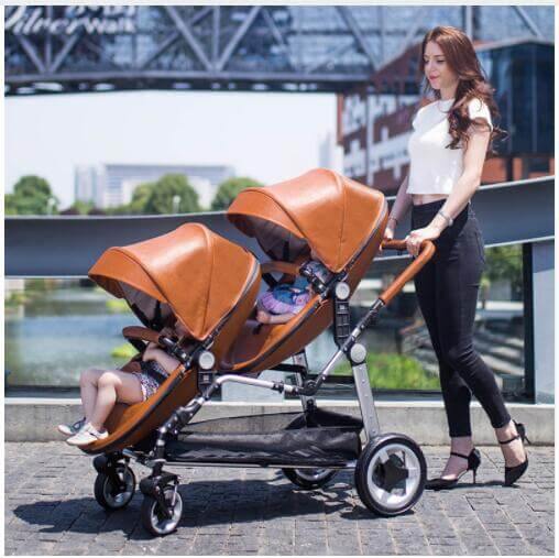 Lightweight Japanese Style Twin Baby Stroller