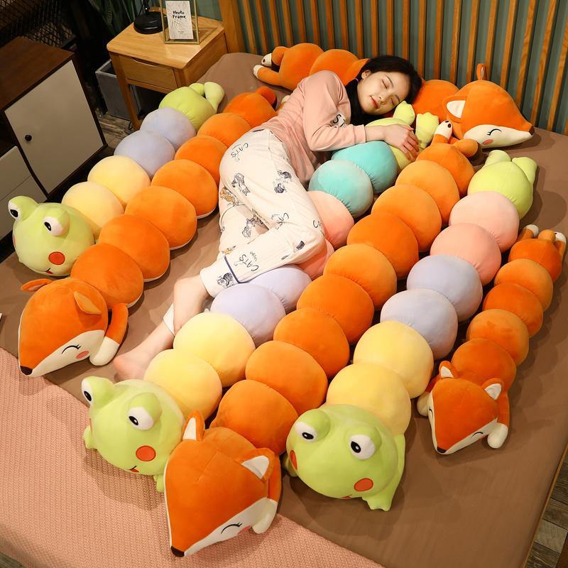 Cute Caterpillar Soft Plush Pillow