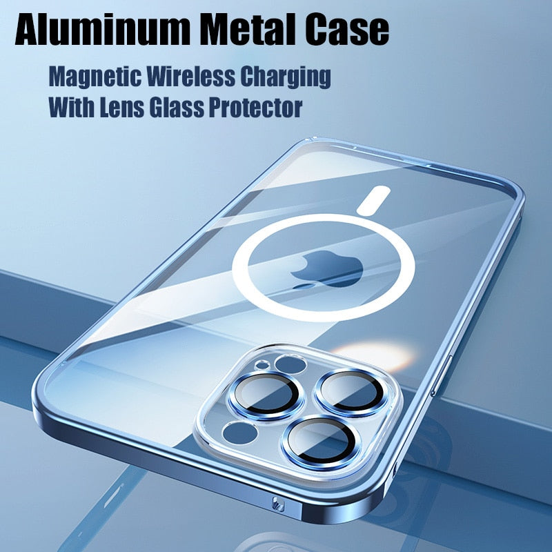 Metal Bumper Aluminum Magnetic Phone Case