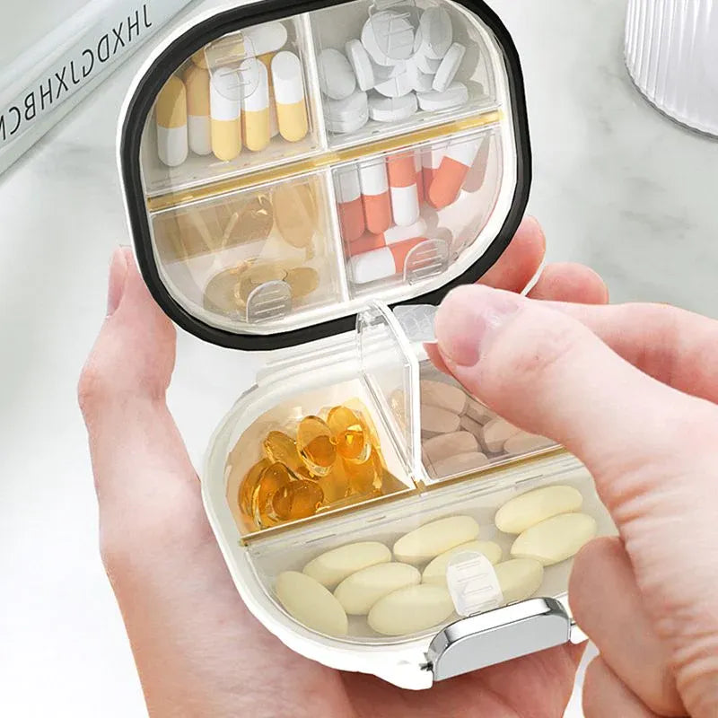 Mini Medicine Daily Organizer Box