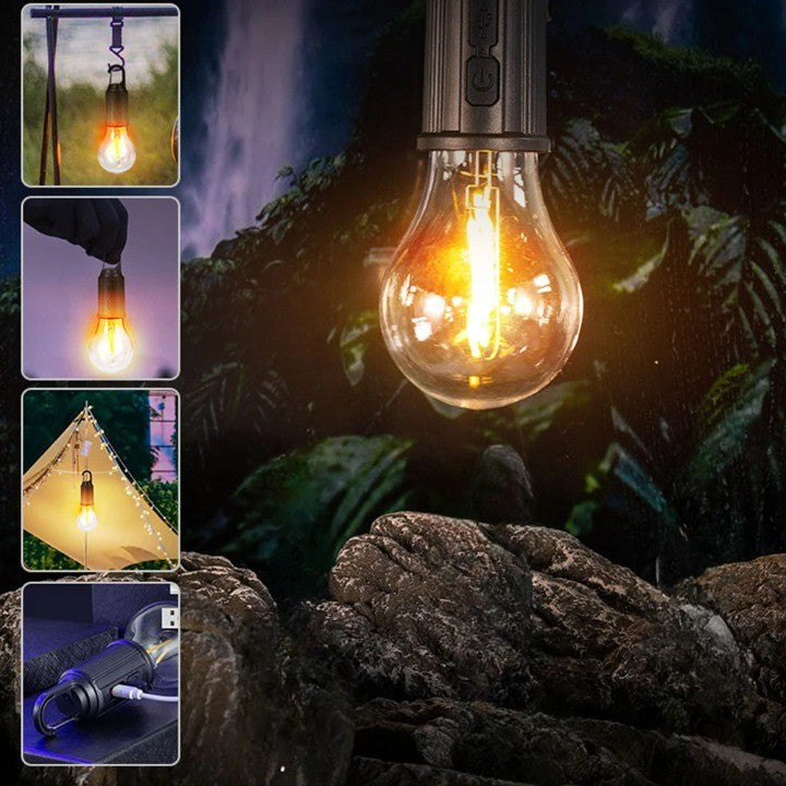 Outdoor Glow Multi-Scenario Hanging Light Bulbs