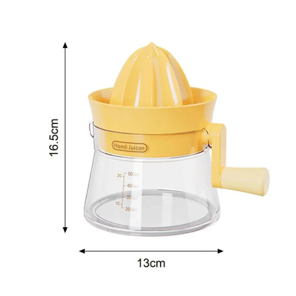 Dual Press Hand Powered Effortless Lemon Fruit Juicer