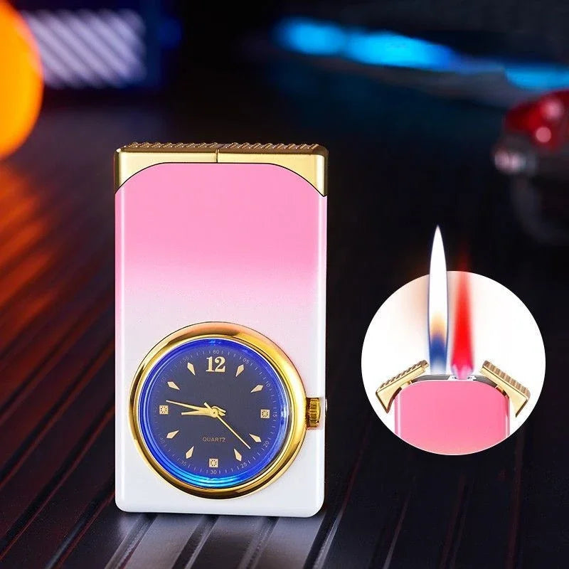 Creative Dual Fire Gradient Color Lighter Watch