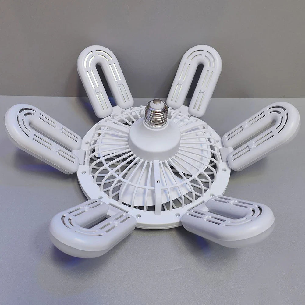 Silent Adjustable Remote Control Ceiling Foldable Fan Lamp