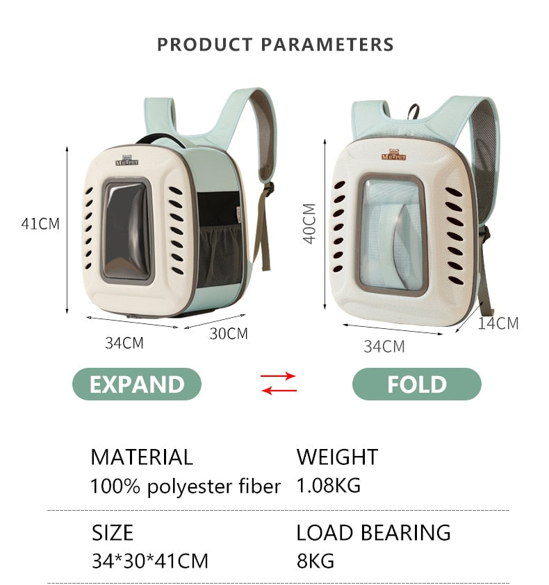 Breathable Pet Pod Carrier Backpack