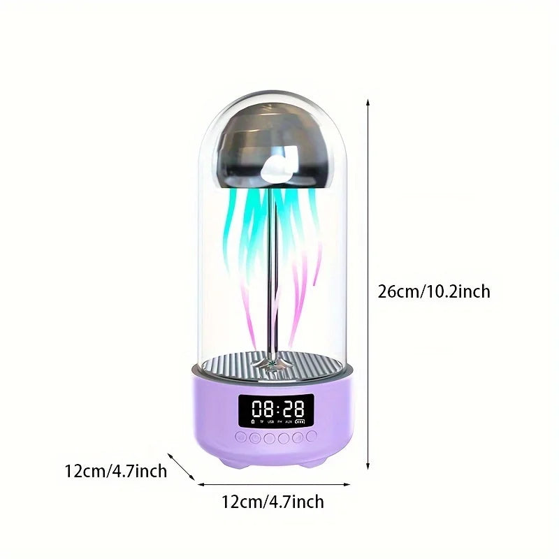 Jellyfish Portable Powerful Colorful Speaker Night Lamp