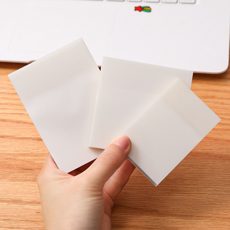 Creative Sticky Transparent Waterproof Notepads