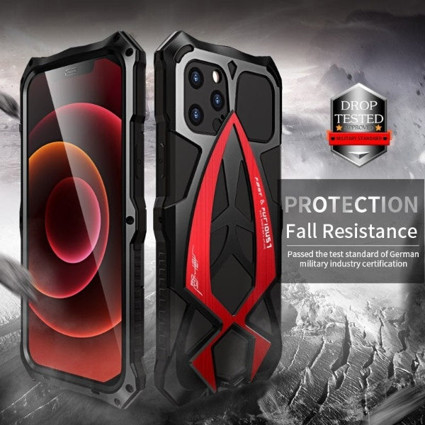 Anti-Knock Metal Heavy Duty Waterproof iPhone Case