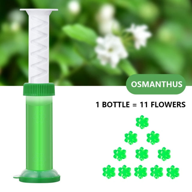 Aromatic Air Freshener Flower Gel Toilet Cleaner