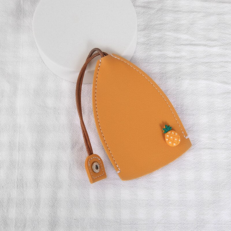 Cute Fruits Leather Key Holder