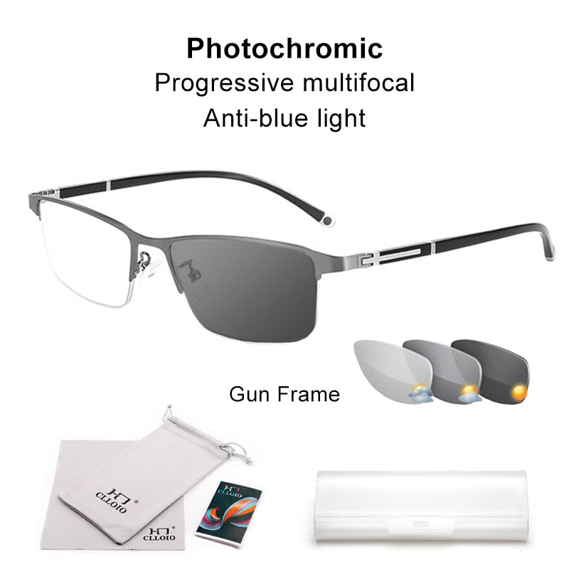 Progressive Multifocal Anti-Blue Light Glasses