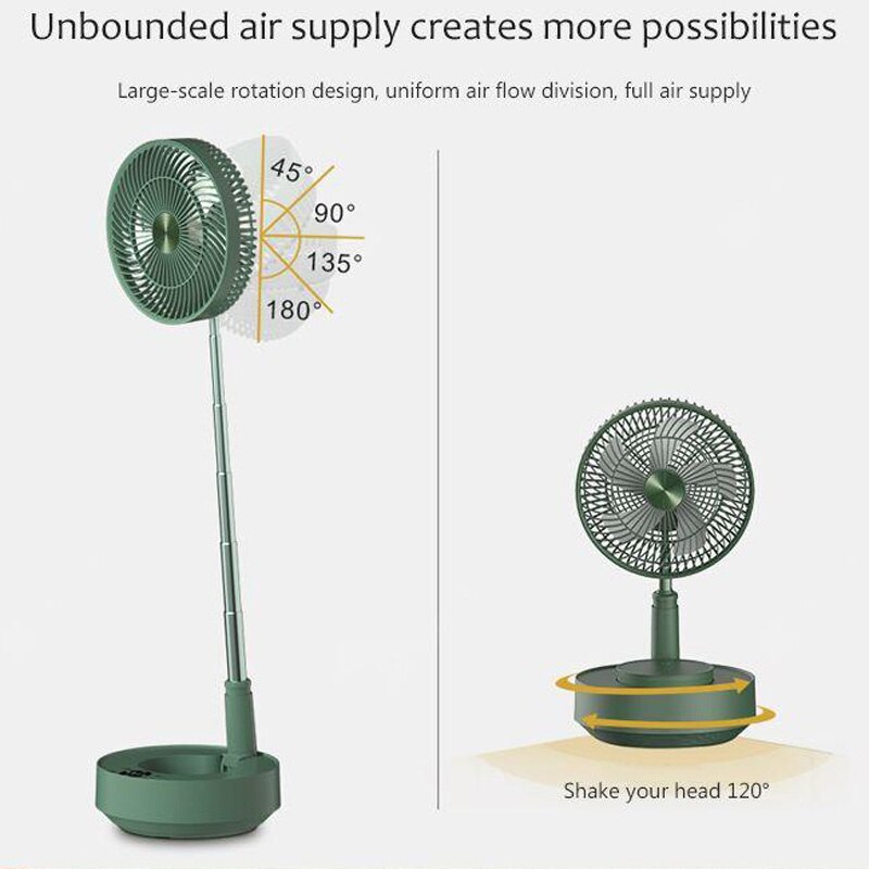 Elegant Mini Foldable Humidifier Fan