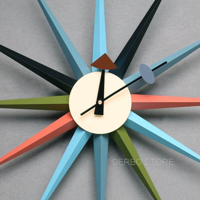 Modern Design Starburst Shape Wall Clock