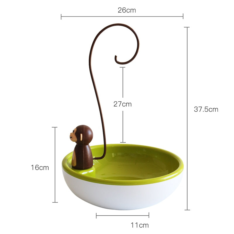 Monkey Shape Kitchen Banana Hanger Stand