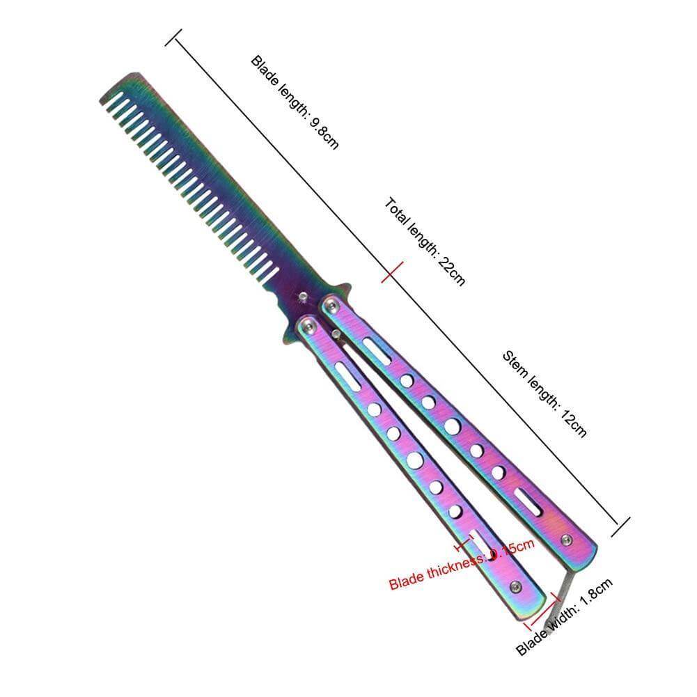 Stainless Steel Foldable Butterfly Brush