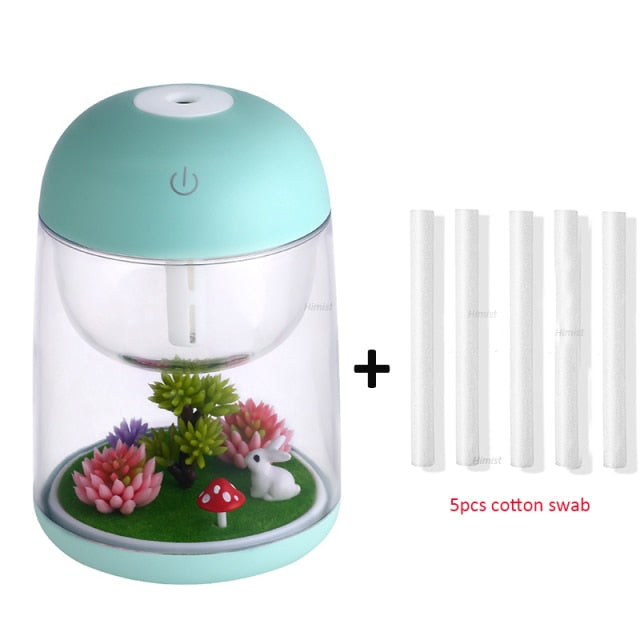 Mini LED Mist Forest Transparent Humidifier