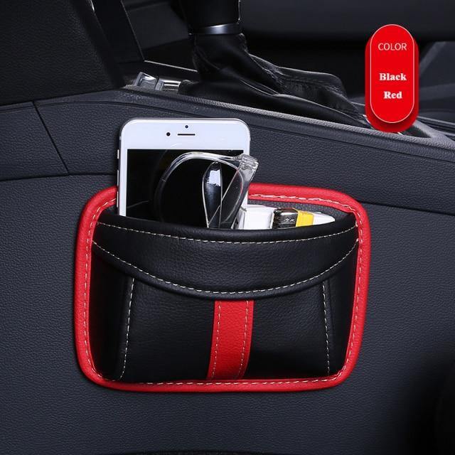 Car Mini Leather Storage Box