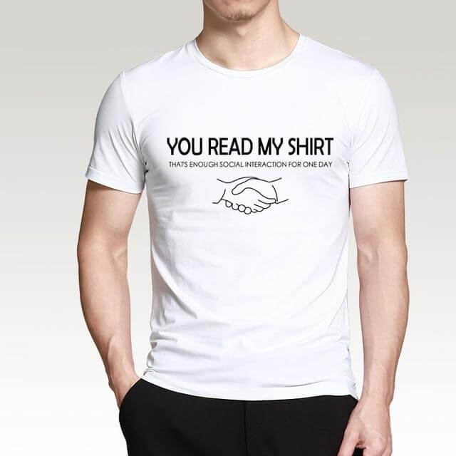 You read my t-shirt Funny T-shirt