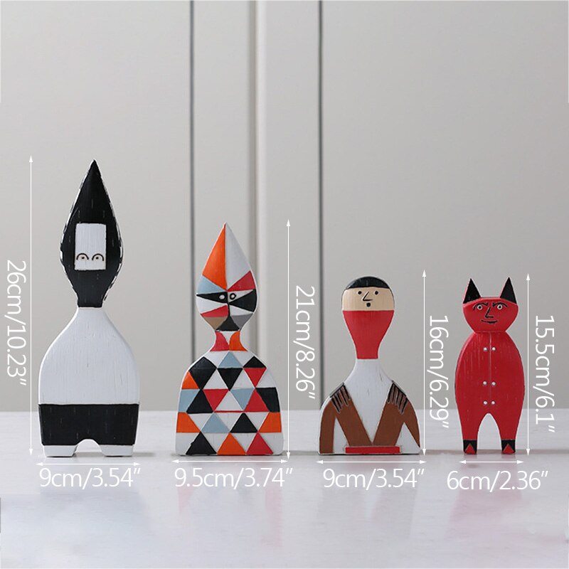 Creative Abstract Puppet Figurines