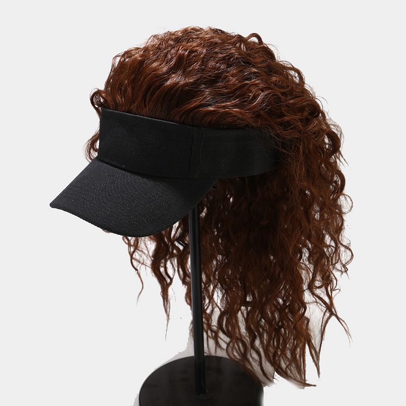 Women Artificial Hair Summer Baseball Cap