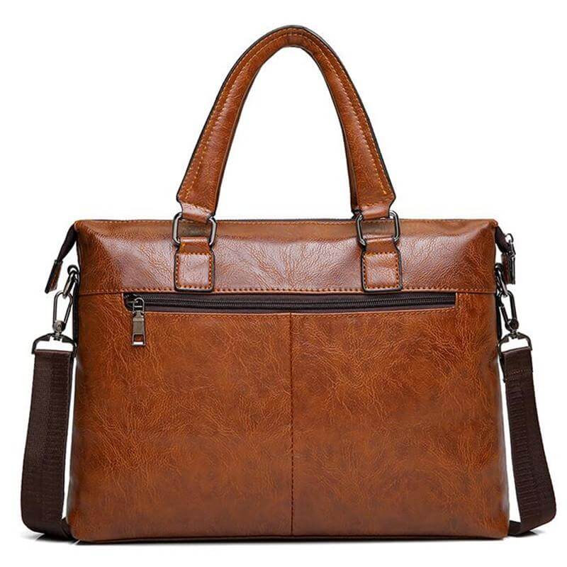 Business Style Leather Shoulder Bags