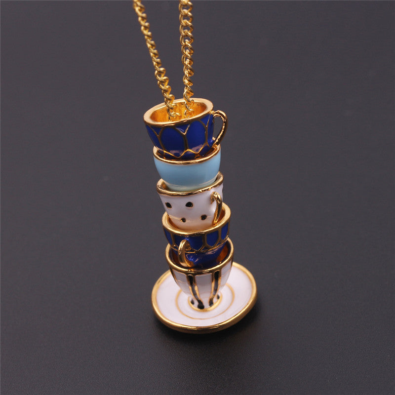 Creative Teacup Necklace