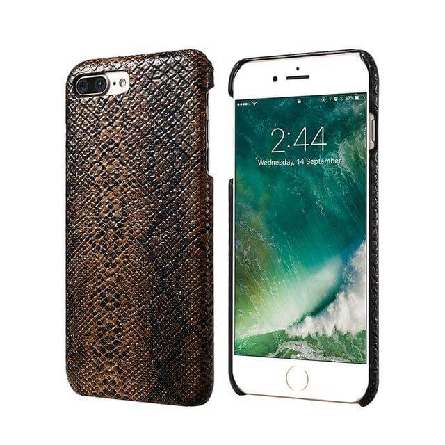 Luxury Crocodile Snake Leather Case For Iphone