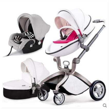 Luxury Baby Stroller High Land-Scape Baby Stroller 3 in 1 Fashion Pram European Carriage