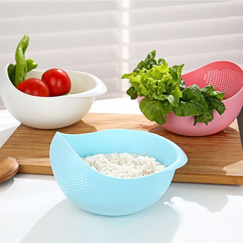 2in1 Easy Rice Drainer Basket