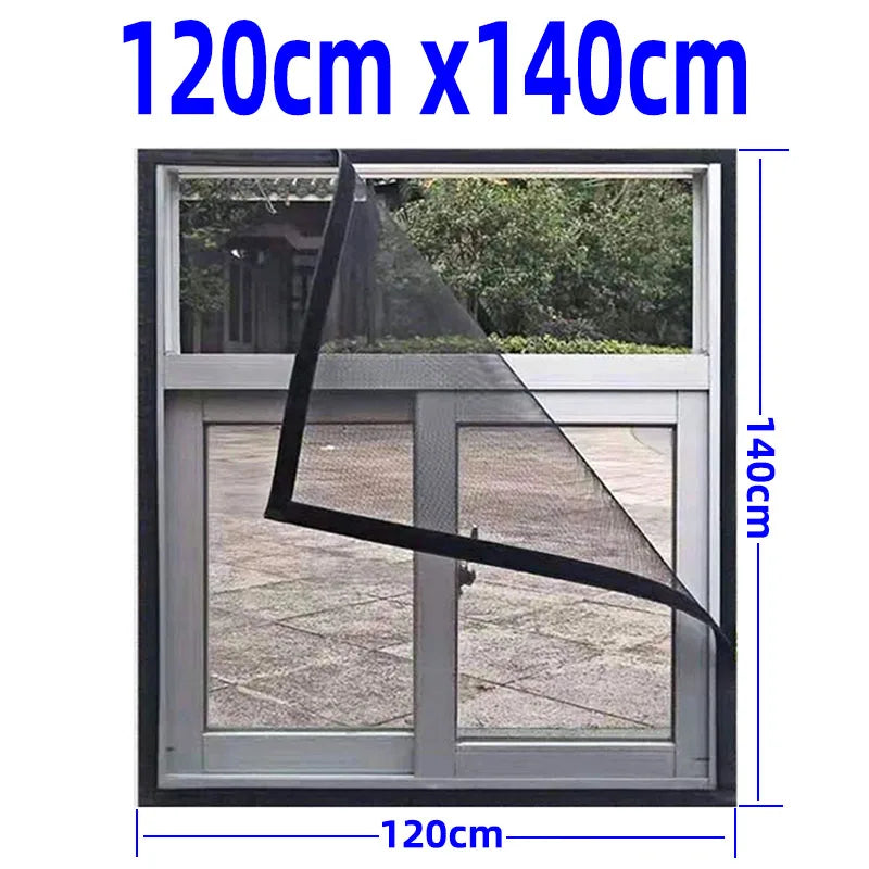 Adjustable Invisible Anti-Mosquito Washable Window Net