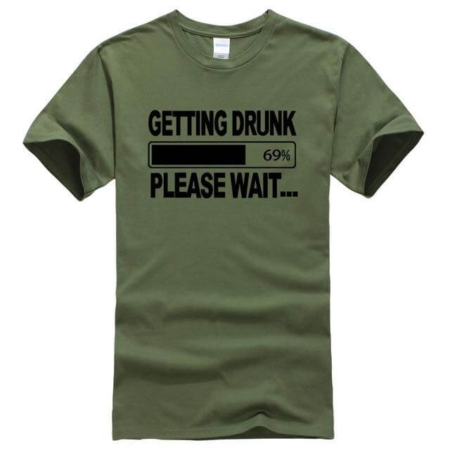 Getting Drunk Funny T-Shirts