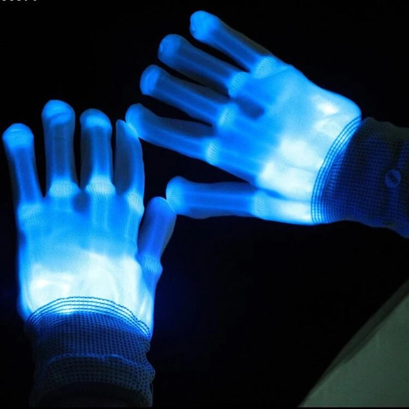 Colorful LED Party Gloves